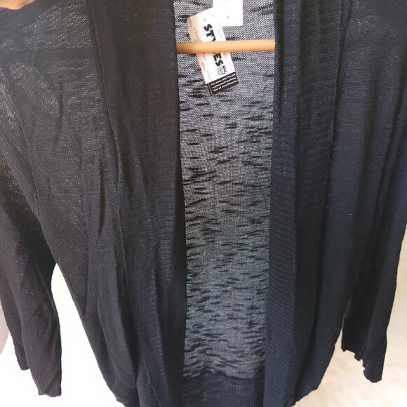 NWT Gabriel New York Black Lightweight Cardigan Women's Size S - Picture 6 of 11